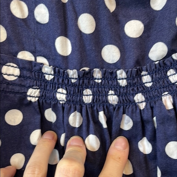 Anthropologie Vanessa Virginia Baby Doll Style Polka Dot Mini Dress - Size 4 - Picture 13 of 16